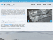 Tablet Screenshot of ice-blocks.com